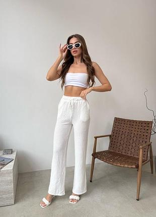 Жіночі легкі штани палаццо | 5155