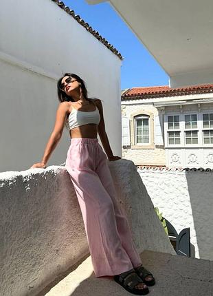 Брюки з льону 4