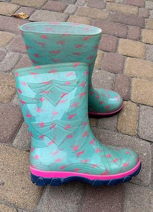 Резиновые сапоги девочке