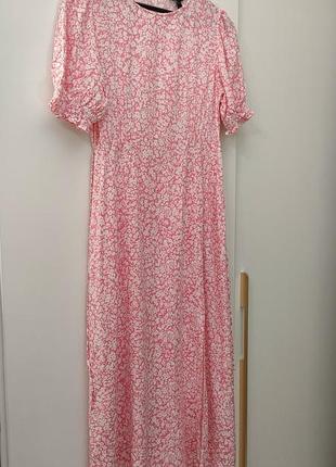 Цветочная миди,суть в цветочный принт