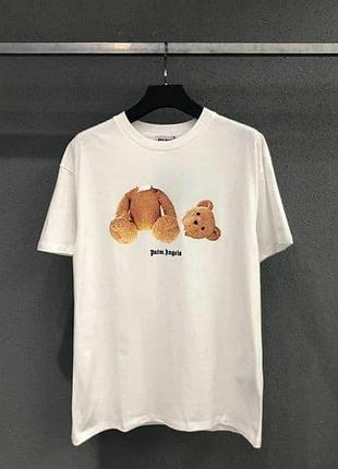 Футболка pa bear біла/чорна