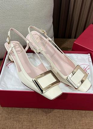 Лодочки туфлі слінбеки roger vivier
