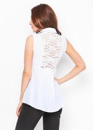 Красивая летняя блузка с кружевом