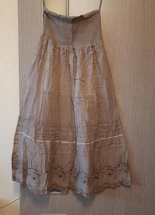 Сарафан прошва на тонких бретелях