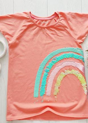 Футболка с пайетками артикул: 22943