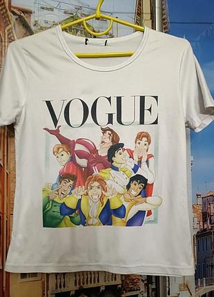 Disney футболка принцы