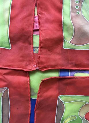 Креативный платочек-гаврош из натурального шелка4 фото