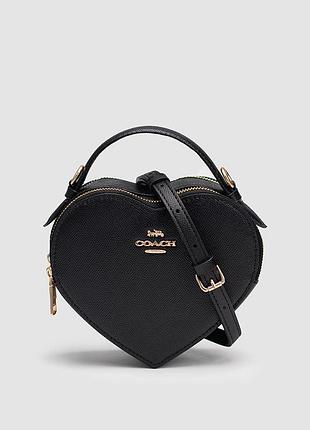 Сумка женская в форме сердца кожа