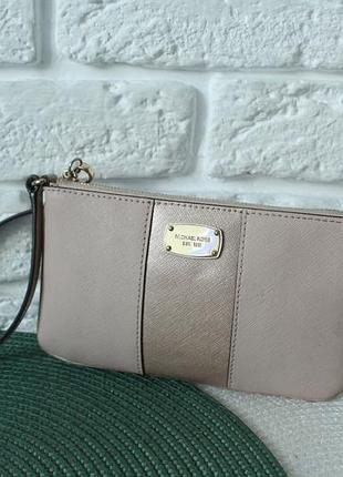 Michael kors клатч, мини сумочка из кожи сафьяно. оригинал, код.