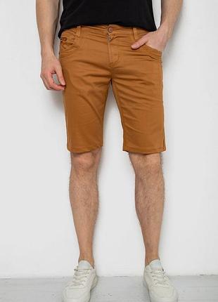 Шорты мужские однотонные, цвет коричневый, 238r2466