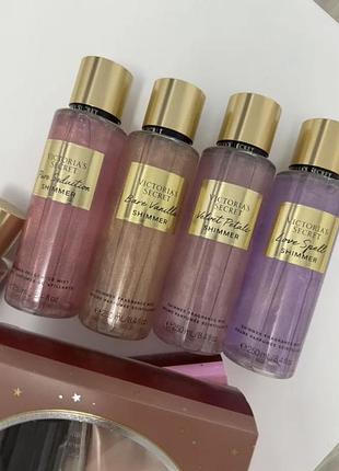 Парфумований зволожуючий спрей, міст для тіла з шимером від victoria’s secret