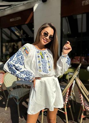 Вышиванка женская крестиком