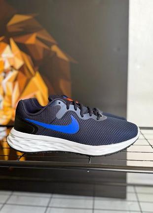 Кросівки nike revolution 6 “obsidian/royal”  оригінал❗️❗️❗️