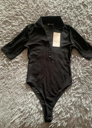 Zara, чорне класичне боді