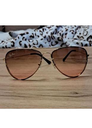 Очки авиаторы розовые