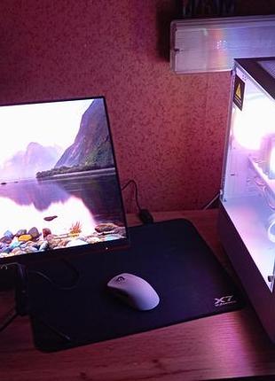 Пк в белом корпусе: e5-2650v4, rx580 8gb, 16gb ddr4 2666мгц, ssd 480gb, psu 550w machinist x99 v1.04 фото