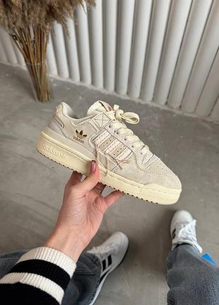 Кроссовки adidas forum 84 low off white beige