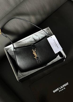 Сумка премиум натуральная кожа в стиле "ysl" hobo