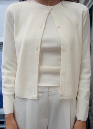 Однотонный кардиган zara