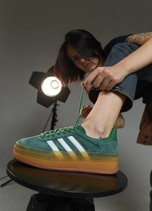 Кроссовки кеды женские адидас adidas gazelle green