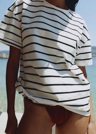 Футболка zara нова в смужку