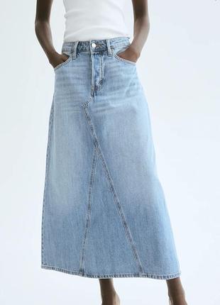 Стильна джинсова спідниця фірми h&m