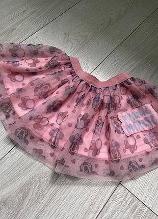 Спідничка мінні маус міккі маус пишна спідниця фатінова спідничка святкова