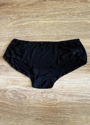 Шикарні базові, трусики, по бокам, з мереживом, в чорному кольорі, від бренду: matalan retail ltd