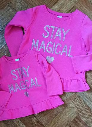 Набор свитшотов carters фемили-лук для двух сестричек 1-2 и 4-5 лет