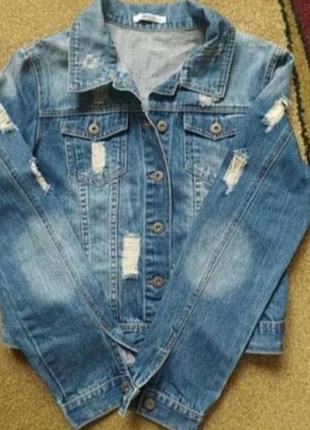 Джинсовый пиджак