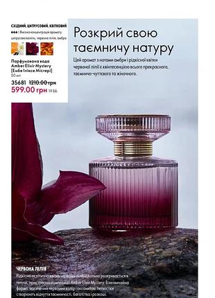 Парфумована вода amber elixir mystery