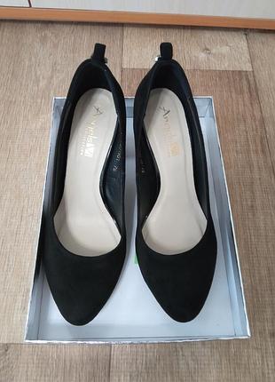 Туфли женские натуральная замша