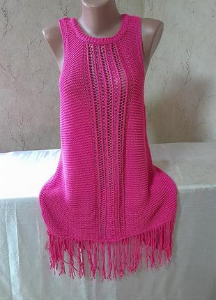 Сукня на пляж  туника платье на пляж  яскрава сукня під  купальник