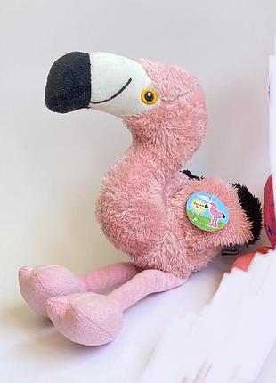Мягкая игрушка фламинго розовый птица птичка фламинго flamingo плюшевая игрушка