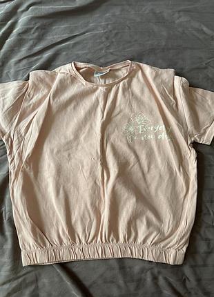 Укорочений топ/футболка на дівчинку 152-156