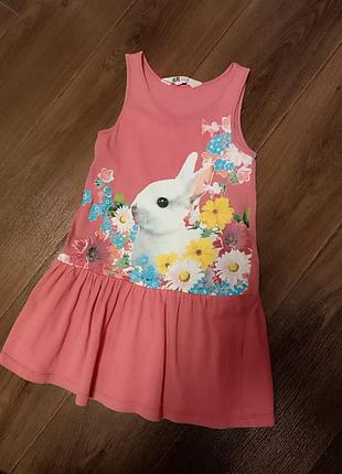 Платье для девочки, 2-4 года.