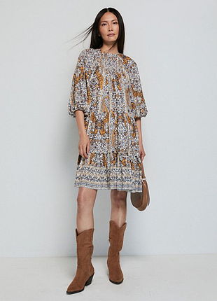 Ярусное платье из вискозы