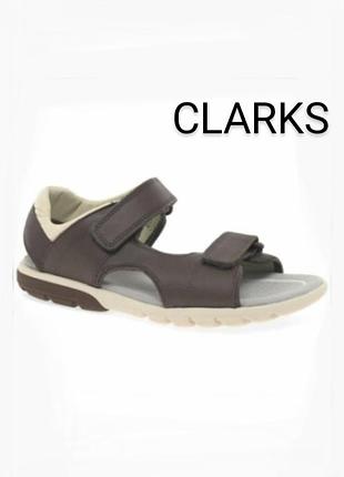 Сандалии босоножки бренда clarks натуральная кожа 796 4 eur 37