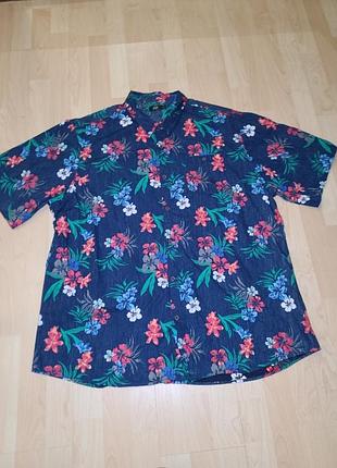 Рубашка гавайка большой размер