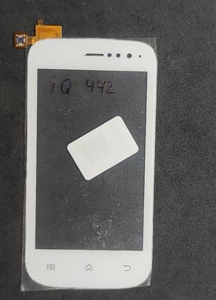 Сенсор ( тачскрин ) fly iq442 miracle белый