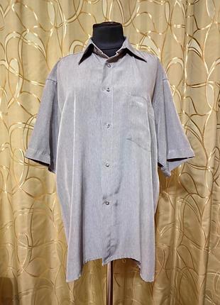 Брендова котонова шовкова чоловіча сорочка