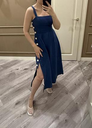 Лляна сукня mango