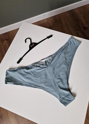 Трусики бразилиана плюс сайз u9 16 46 48 hunkemoller бирюзовые