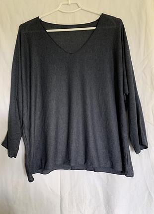 Стильная натуральная блуза-бохоильного кроя