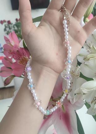 Підвіска на шию з квітами