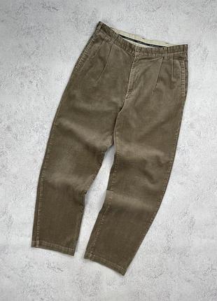 Кавові вінтажні вельветові брюки polo ralph lauren, вінтаж, оригінал, коричневі, поло ральф лорен2 фото