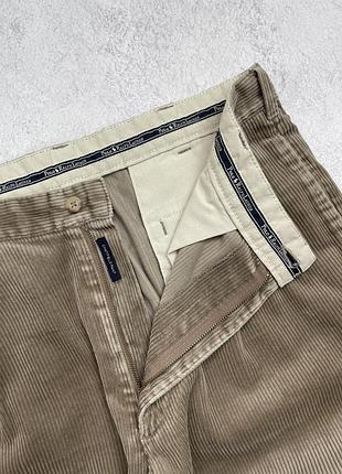 Кавові вінтажні вельветові брюки polo ralph lauren, вінтаж, оригінал, коричневі, поло ральф лорен9 фото
