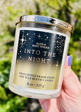 Свічка на 1 гніт into the night від bath&body works