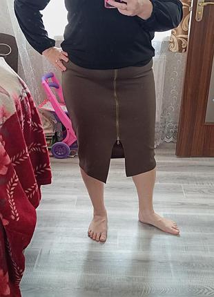 Юбка на молнии