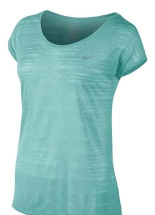 Nike dri-fit оригинальная спортивная бирюзовая футболка